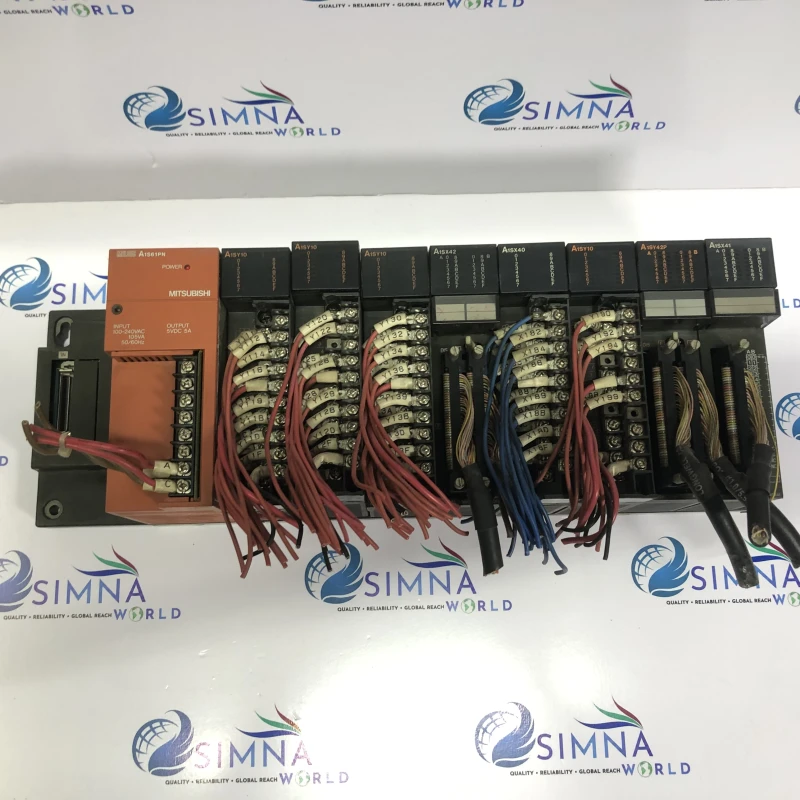 Mitsubishi MELSEC A Series PLC Rack A1S61PN A1SY10 A1SX40 A1SX41 A1SY42P I/O System thumbnail 6